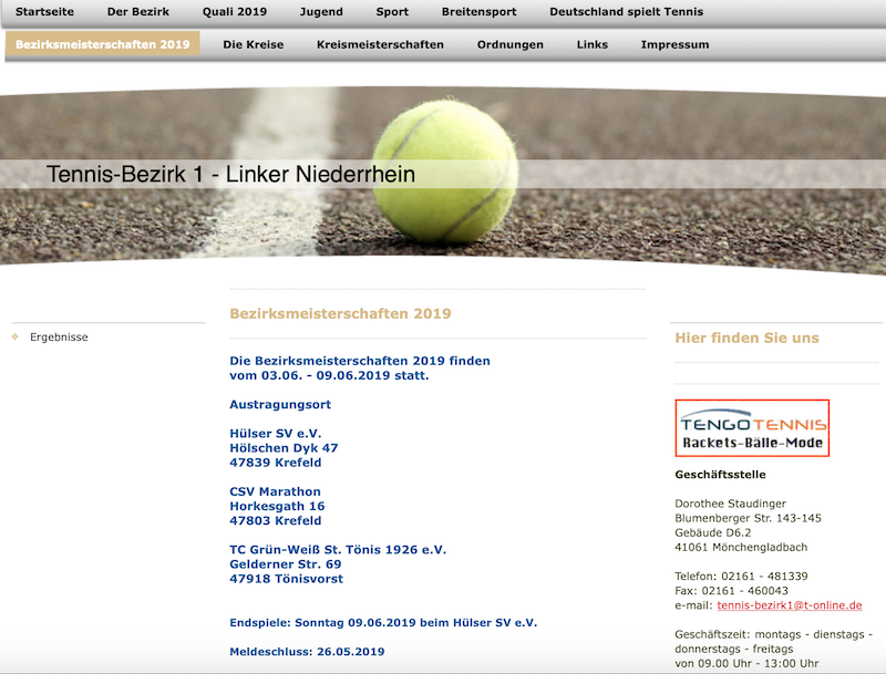 Bezirksmeisterschaften 03.06-09.06.2019